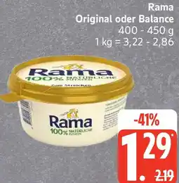 Edeka Rama Original oder Balance Angebot