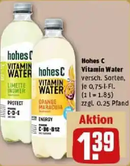 REWE Hohes C Vitamin Water Angebot