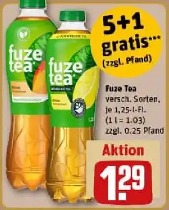 REWE Fuze Tea Angebot