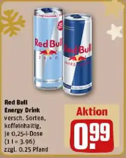 REWE Red Bull Energy Drink Angebot