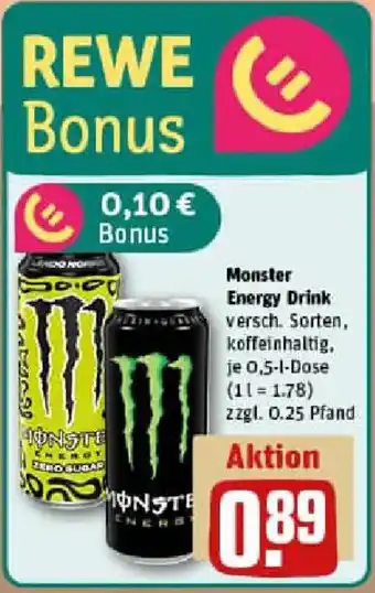 REWE Monster Energy Drink Angebot