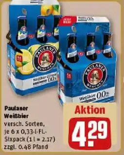 REWE Paulaner Weißbier Angebot