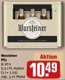 REWE Warsteiner Pils Angebot