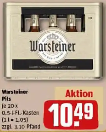 REWE Warsteiner Pils Angebot