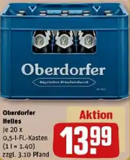 REWE Oberdorfer Helles Angebot