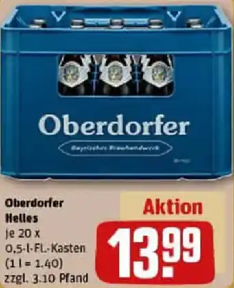 REWE Oberdorfer Helles Angebot