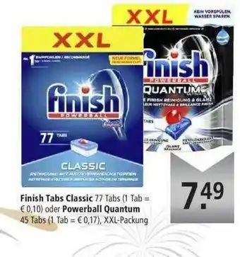 Marktkauf Finish Tabs Classic Oder Powerball Quantum Angebot