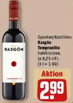 REWE Rasgón Tempranillo Angebot
