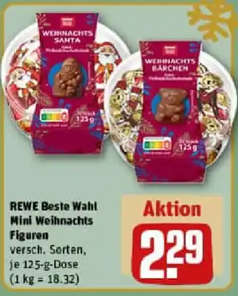REWE REWE Beste Wahl Mini Weihnachts Figuren Angebot