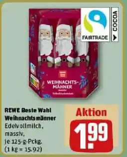 REWE REWE Beste Wahl Weihnachtsmänner Angebot