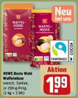 REWE REWE Beste Wahl Waffelnüsse Angebot