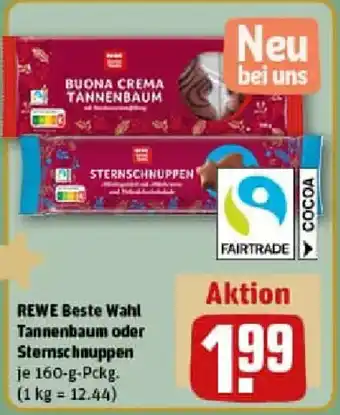 REWE REWE Beste Wahl Tannenbaum oder Sternschnuppen Angebot