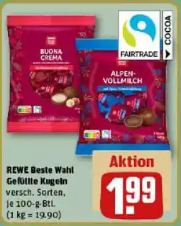 REWE REWE Beste Wahl Gefüllte Kugeln Angebot