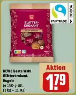 REWE REWE Beste Wahl Blätterkrokant Kugeln Angebot