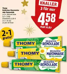 REWE Thomy Delikatess Mayonnaise oder Remoulade Angebot
