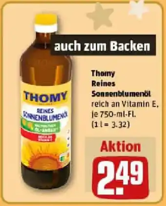 REWE Thomy Reines Sonnenblumenöl Angebot