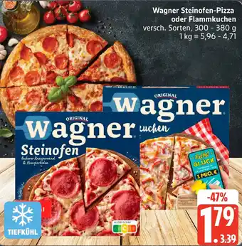 Edeka Wagner Steinofen-Pizza oder Flammkuchen Angebot