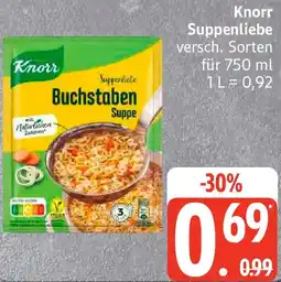 Edeka Knorr Suppenliebe Angebot
