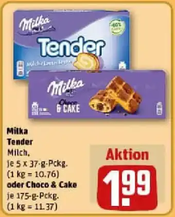REWE Milka Tender oder Choco & Cake Angebot