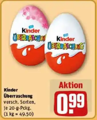 REWE Kinder Überraschung Angebot