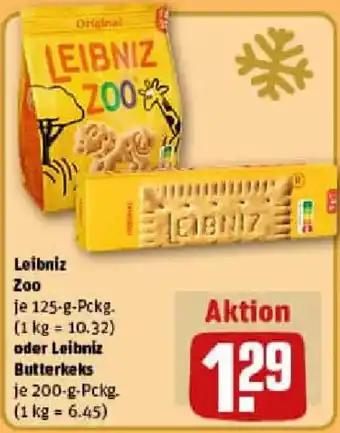 REWE Leibniz Zoo oder Leibniz Butterkeks Angebot