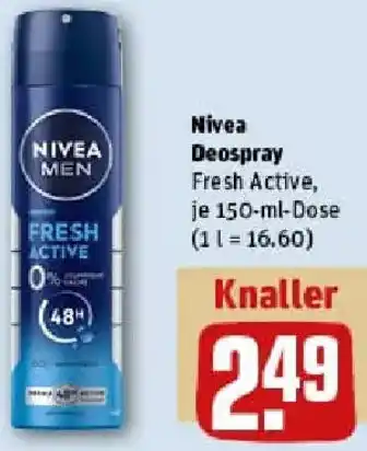 REWE Nivea Deospray Angebot