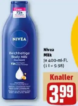REWE Nivea Milk Angebot