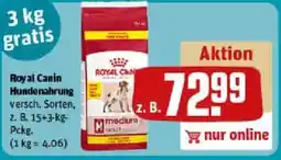 REWE Royal Canin Hundenahrung Angebot