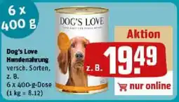 REWE Dog's Love Hundenahrung Angebot