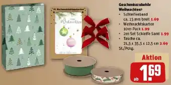 REWE Geschenkezubehör Weihnachten Angebot