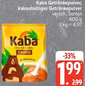Edeka Kaba Getränkepulver, kakaohaltiges Getränkepulver Angebot