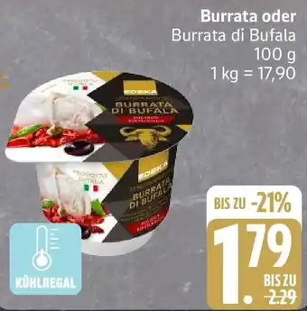 Edeka EDEKA GENUSSMOMENTE Burrata oder Burrata di Bufala Angebot