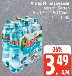 Edeka Vitrex Mineralwasser Angebot