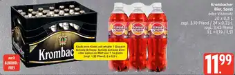 Edeka Krombacher Bier, Spezi oder Vitamalz Angebot