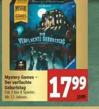 Marktkauf Mystery Games - Der Verfluchte Geburtstag Angebot