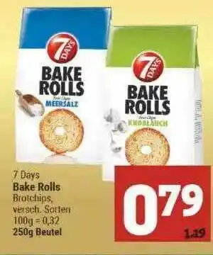 Marktkauf 7 Days Bake Rolls Angebot