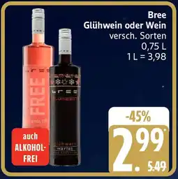 Edeka Bree Glühwein oder Wein Angebot