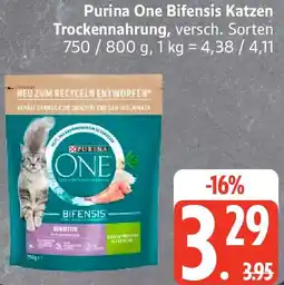Edeka Purina One Bifensis Katzen Trockennahrung Angebot