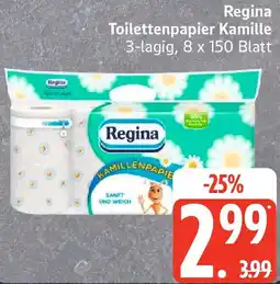 Edeka Regina Toilettenpapier Kamille Angebot