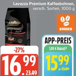 Edeka Lavazza Premium Kaffeebohnen Angebot