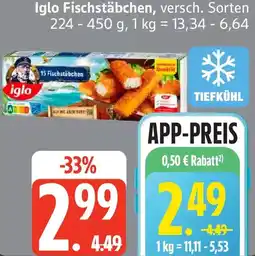 Edeka Iglo Fischstäbchen Angebot