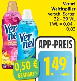 Edeka Vernel Weichspüler Angebot