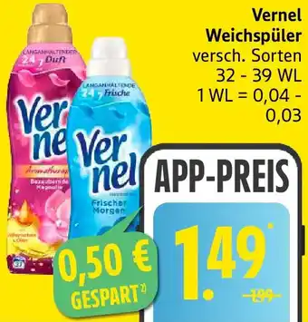 Edeka Vernel Weichspüler Angebot