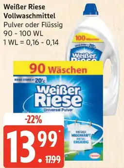 Edeka Weißer Riese Vollwaschmittel Angebot