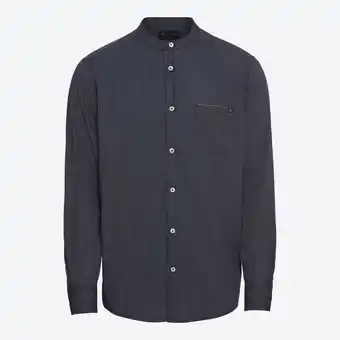 NKD Herren-Langarmhemd mit Stehkragen Angebot