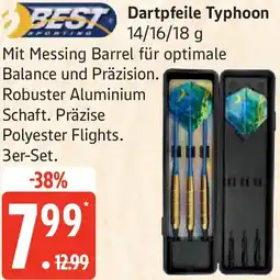 Edeka BEST Dartpfeile Typhoon Angebot