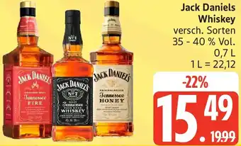 Edeka Jack Daniels Whiskey Angebot