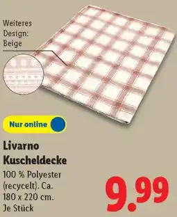Lidl Livarno Kuscheldecke Angebot