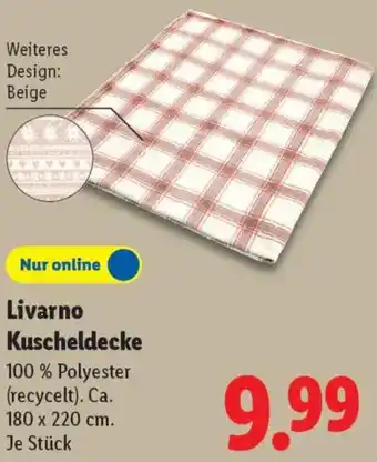 Lidl Livarno Kuscheldecke Angebot