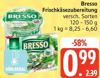 Edeka Bresso Frischkäsezubereitung Angebot